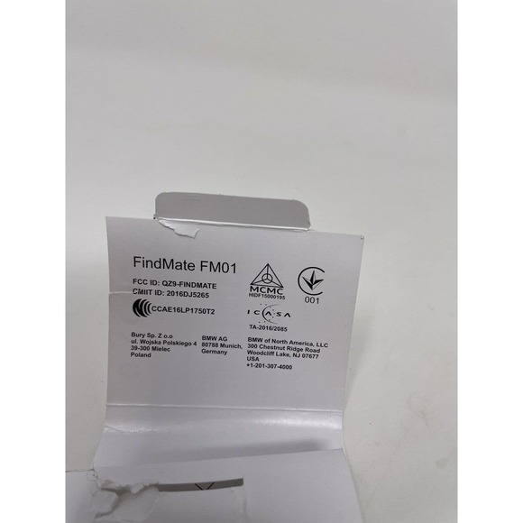 MINI COOPER FIND MATE FOB CHAIN Bluetooth Tracker 2002-2020 OEM - Picture 3 of 16